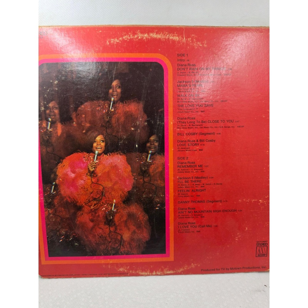 Diana! Original TV Soundtrack Vinyl LP Diana Ross Jackson 5 Motown MS-719 1971 - Picture 2 of 5